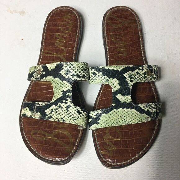 Sam Edelman Keen snake skin print sandals SZ9 - Picture 1 of 6